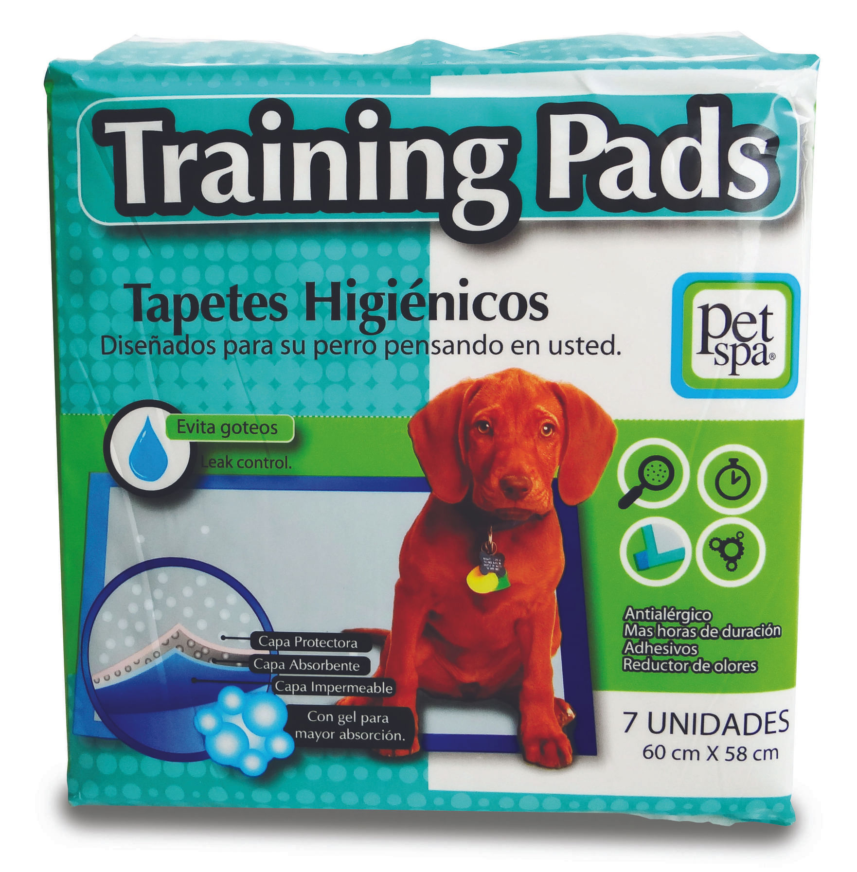 Tapete Training Pads Para Perro Tradicional 7 Unidades